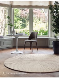 Folia Stone Round Rug - Thumbnail - 2