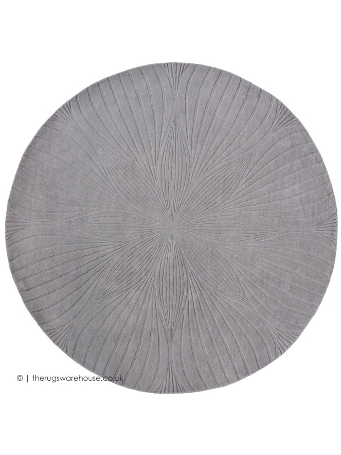 Folia Grey Round Rug - 5