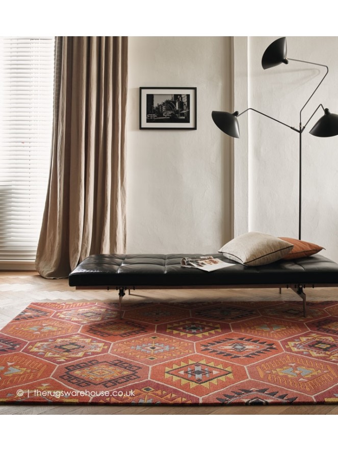 Nomad Orange Mix Rug - 2