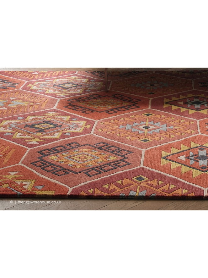 Nomad Orange Mix Rug - 4