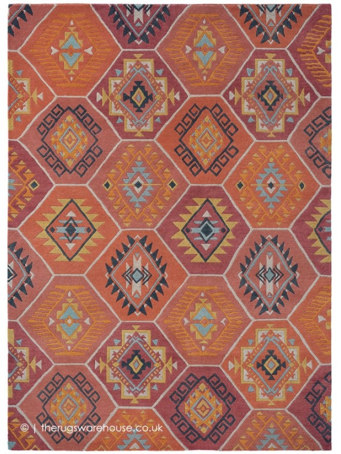 Nomad Orange Mix Rug - 5