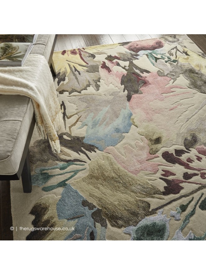Prismatic Abstract Floral Rug - 3