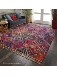 Nomad Red Multi Rug - Thumbnail - 2