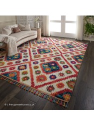 Nomad Ivory Pink Rug - Thumbnail - 2