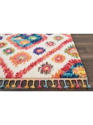 Nomad Ivory Pink Rug - Thumbnail - 3