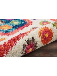 Nomad Ivory Pink Rug - Thumbnail - 5