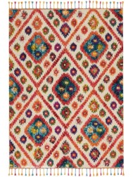 Nomad Ivory Pink Rug - Thumbnail - 6