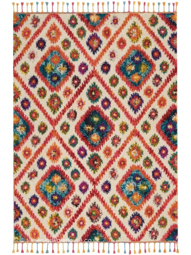 Nomad Ivory Pink Rug - 6