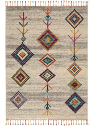 Nomad Cream Grey Rug - Thumbnail - 6