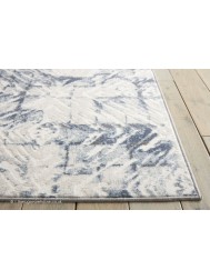 Urban Decor Ivory Blue Rug - Thumbnail - 3