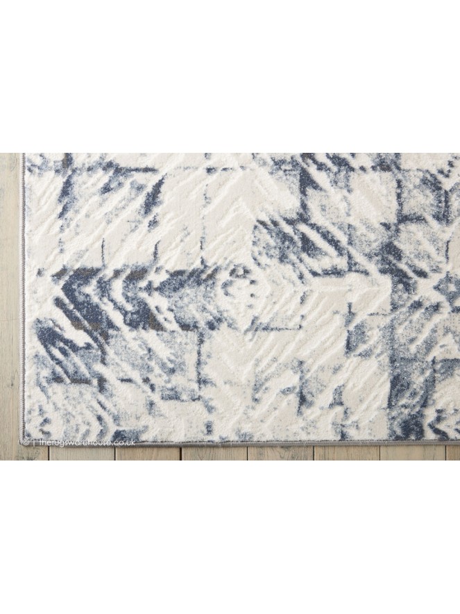 Urban Decor Ivory Blue Rug - 5