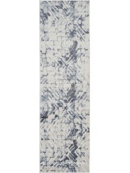 Urban Decor Ivory Blue Runner - Thumbnail - 5