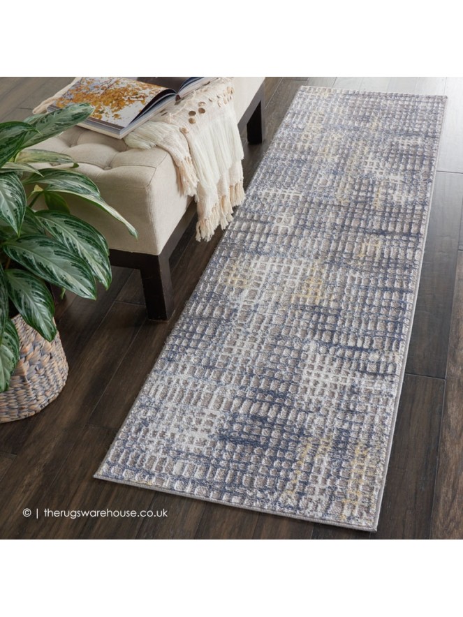 Urban Decor Grey Ivory Runner - 2