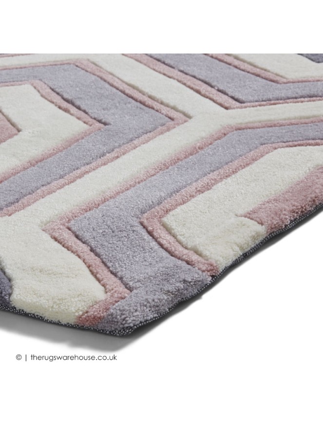 Polaris Grey Rose Rug - 3