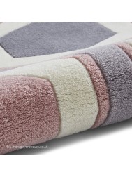 Polaris Grey Rose Rug - Thumbnail - 5