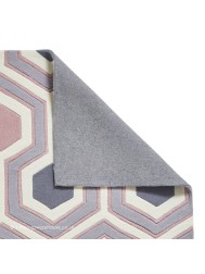 Polaris Grey Rose Rug - Thumbnail - 7