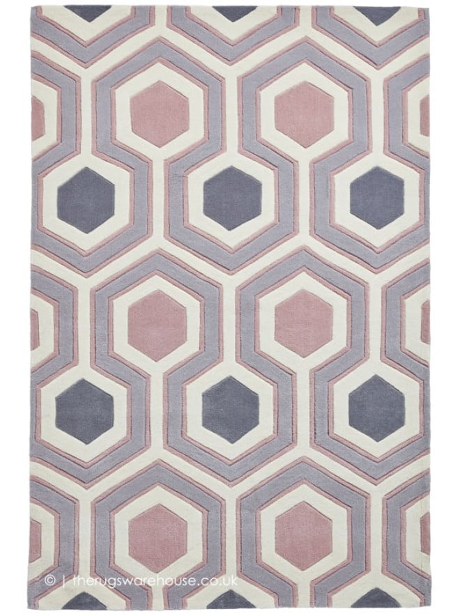 Polaris Grey Rose Rug - 9