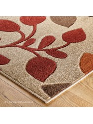 Portland Leaves Beige Rug - Thumbnail - 3