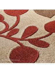 Portland Leaves Beige Rug - Thumbnail - 4