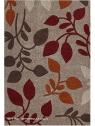 Portland Leaves Beige Rug - Thumbnail - 5