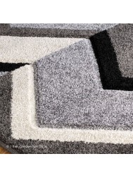 Portland Ethnic Grey Rug - Thumbnail - 4