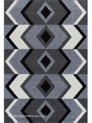 Portland Ethnic Grey Rug - Thumbnail - 5