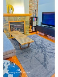 Metropolitan Blue Rug - Thumbnail - 2