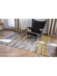 Sari Blue Yellow Mix Rug - Thumbnail - 3