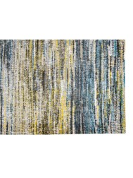 Sari Blue Yellow Mix Rug - Thumbnail - 7