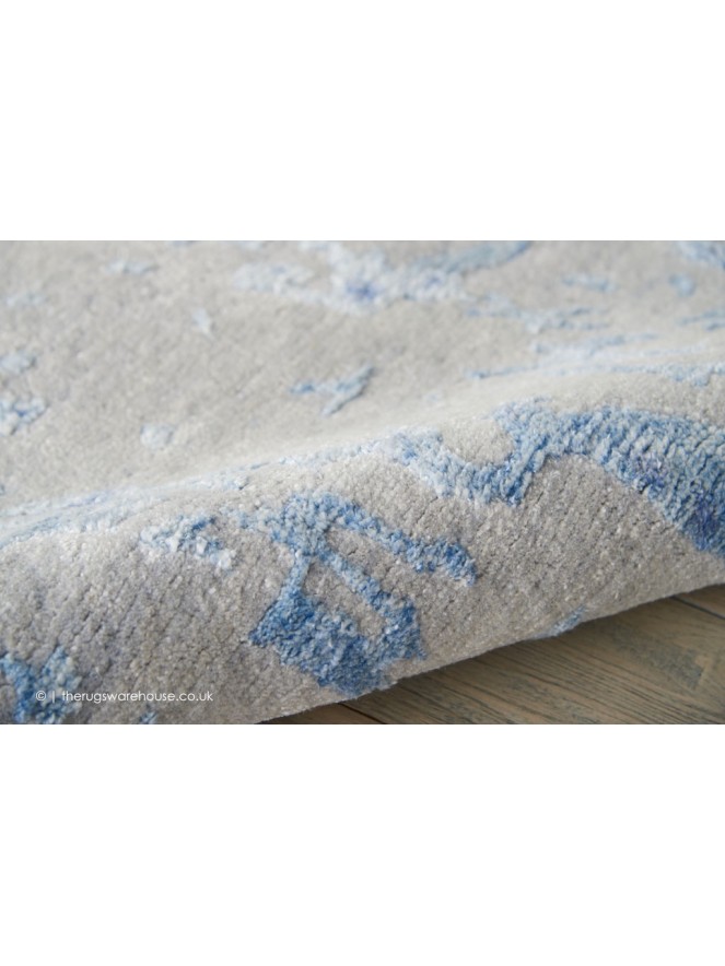 Silk Shadows Grey Blue Rug - 4