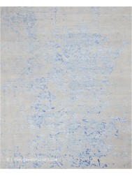 Silk Shadows Grey Blue Rug - Thumbnail - 6