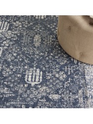 Malta Navy Ivory Rug - Thumbnail - 4