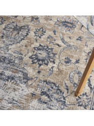 Malta Classic Blue Ivory Rug - Thumbnail - 3