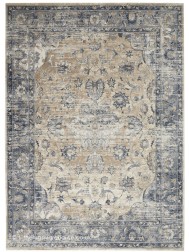 Malta Classic Blue Ivory Rug - Thumbnail - 6