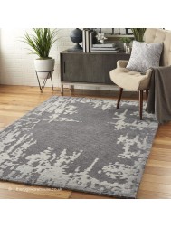 Border Symmetry Grey Rug - Thumbnail - 2