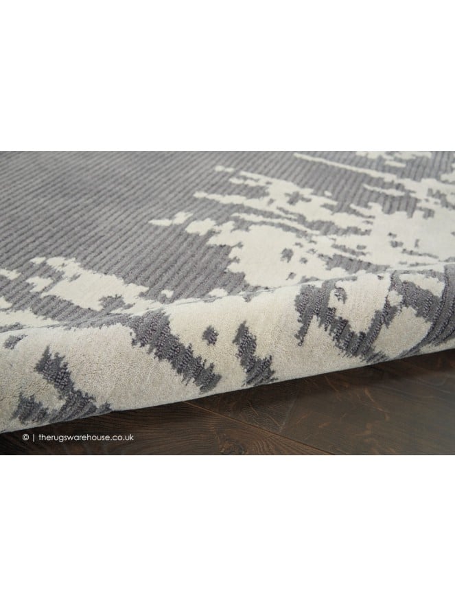 Border Symmetry Grey Rug - 5