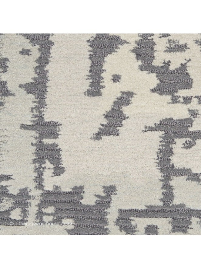 Border Symmetry Grey Rug - 6