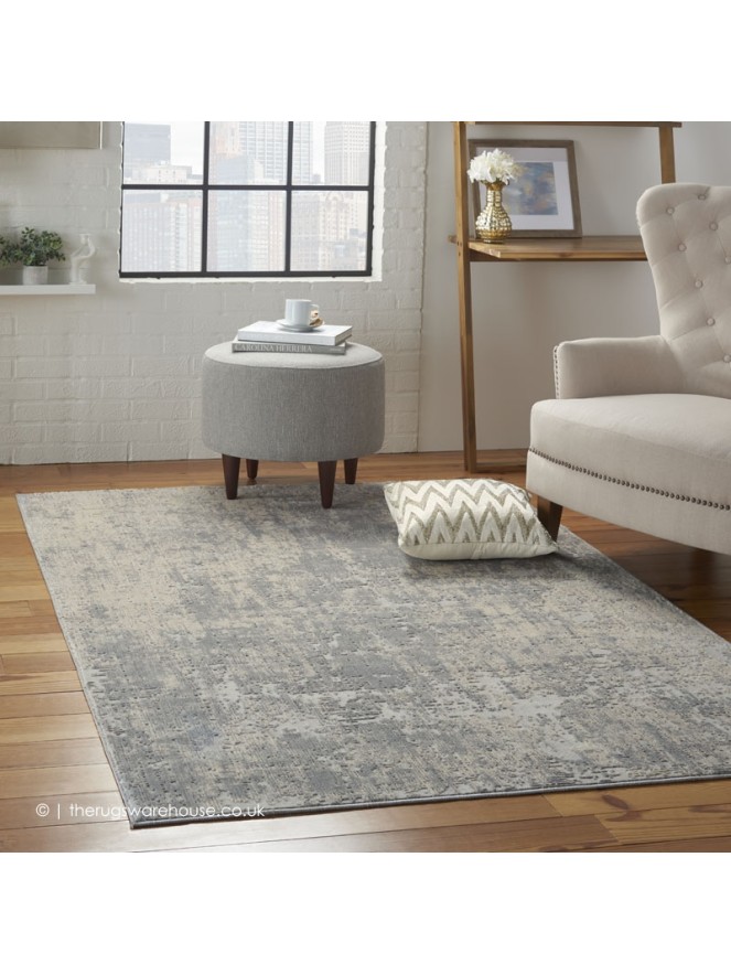 Phoenix Ivory Silver Rug - 2