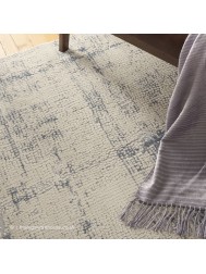 Esta Ivory Blue Rug - Thumbnail - 3