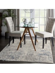 Ruslan Ivory Grey Rug - Thumbnail - 2