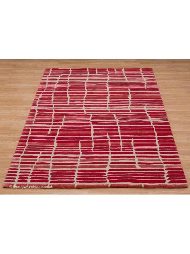 Tortoise Shell Red Rug - 2