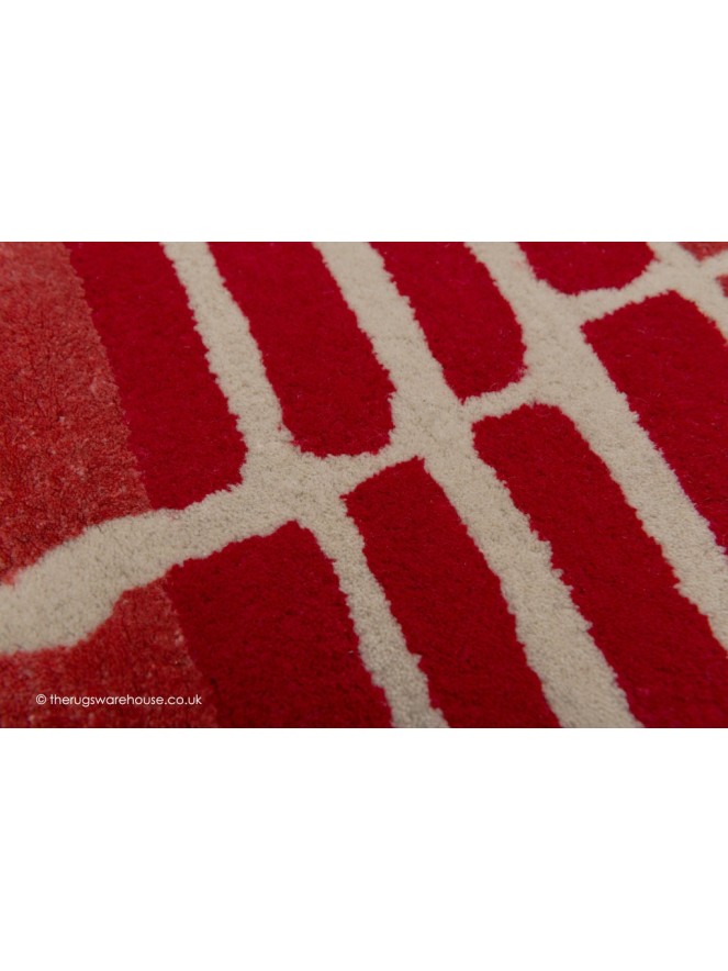 Tortoise Shell Red Rug - 7