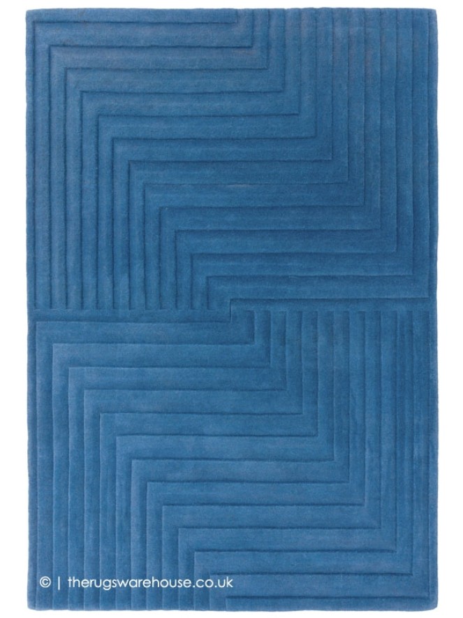 Form Blue Rug - 6