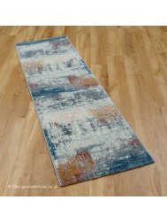 Trident Blue Rug Runner - Thumbnail - 2