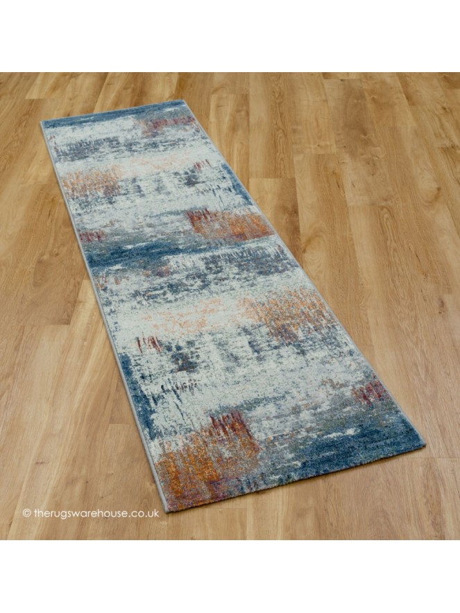 Trident Blue Rug Runner - 2