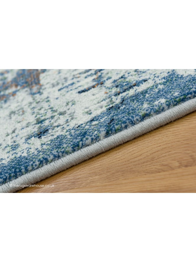 Trident Blue Rug Runner - 4