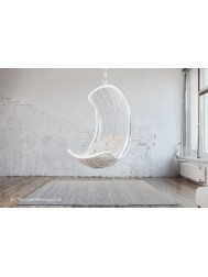 Tangled Waves Grey Beige Rug - Thumbnail - 2