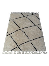 Zagora Tassels Cream Rug - Thumbnail - 2