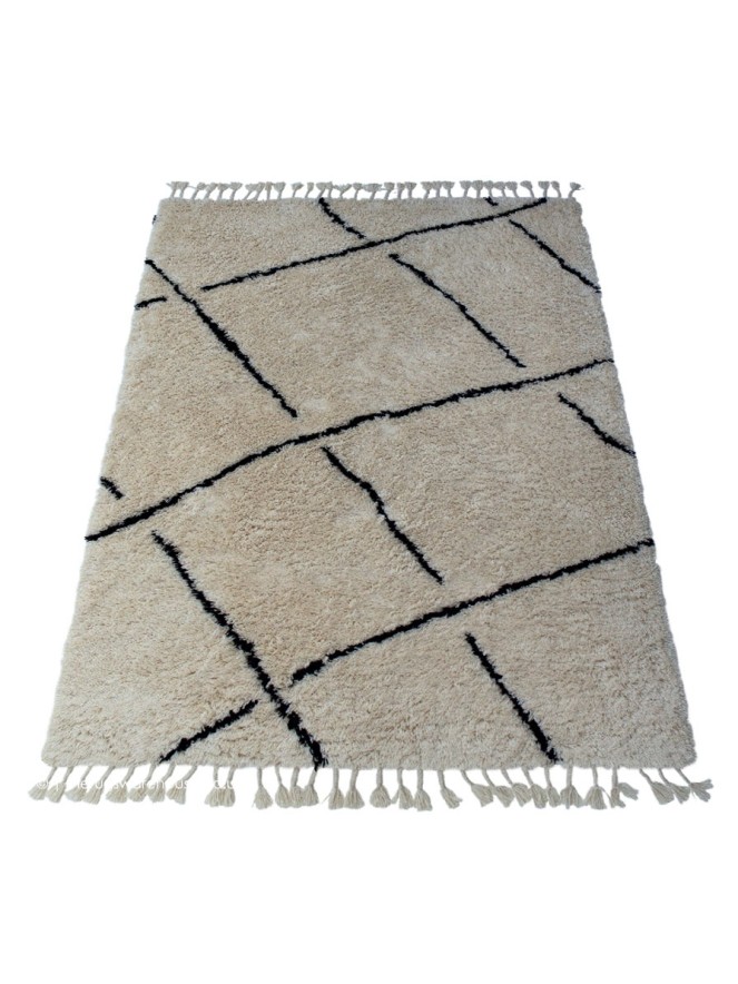 Zagora Tassels Cream Rug - 2