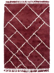 Zagora Tassels Red Rug - Thumbnail - 4